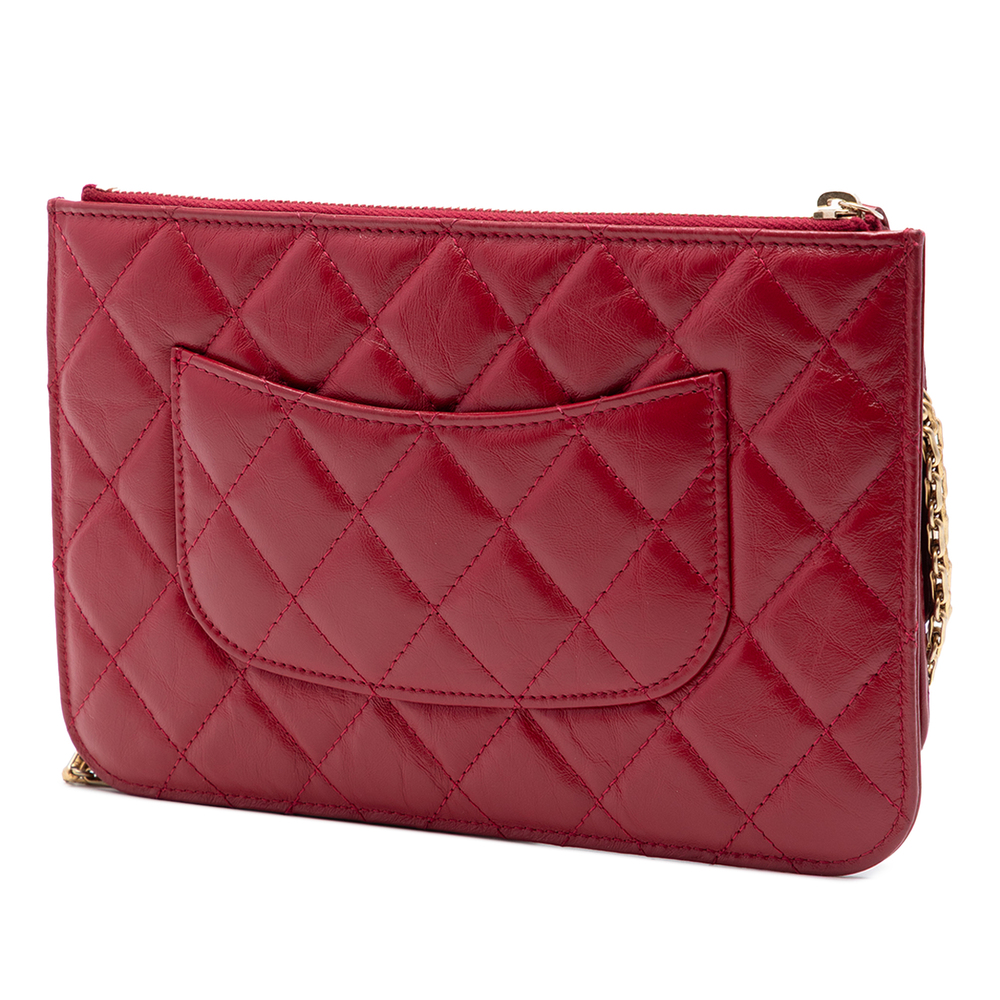 Pre-Loved Chanel Quilted Aged Calfskin Reissue 2.55 Wallet on Chain - Picture 2 of 7